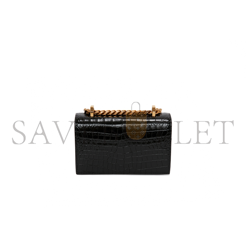 ALEXANDER MCQUEEN WOMEN'S MINI JEWELLED SATCHEL IN BLACK 6531341HB0T1001 (17.5*9.5*4cm)